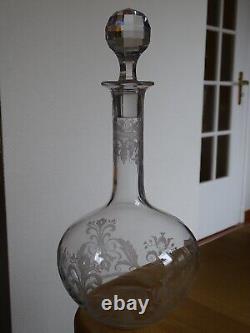 Baccarat Ancienne Carafe A Vin En Cristal Modele Ostende 1920