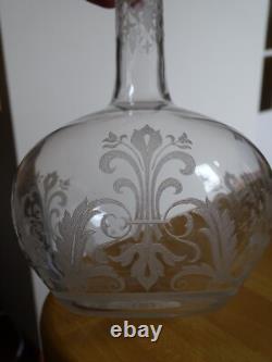 Baccarat Ancienne Carafe A Vin En Cristal Modele Ostende 1920