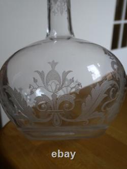 Baccarat Ancienne Carafe A Vin En Cristal Modele Ostende 1920