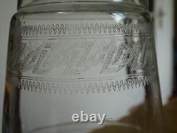 Baccarat Ancienne Carafe De Nuit Verre Cristal Modele Grecque Inclinee