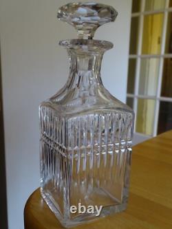 Baccarat Ancienne Carafe Pour Cave A Liqueur En Cristal Tailler 19 Eme