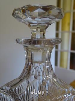 Baccarat Ancienne Carafe Pour Cave A Liqueur En Cristal Tailler 19 Eme