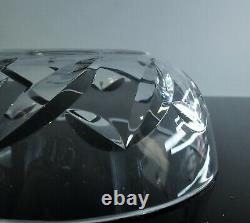Baccarat / Ancienne Grand Coupe Saladier En Cristal Taille Diamant Signée