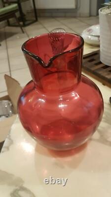 Baccarat- Broc Pichet En Cristal Ancien