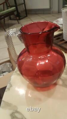 Baccarat- Broc Pichet En Cristal Ancien
