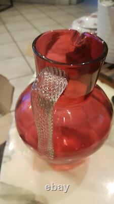 Baccarat- Broc Pichet En Cristal Ancien