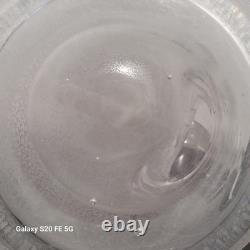 Baccarat Carafe Broc Cristal Pichet Ancien A Glace Soufflé Décors Gravé 30 cm