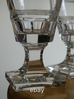 Baccarat Cristal 4 Anciens Petits Verres Pour Cave Liqueur Nap III 19 Eme