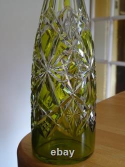 Baccarat Cristal Ancienne Carafe A Aperitif Tailler Modele Lagny Overlay Mousse