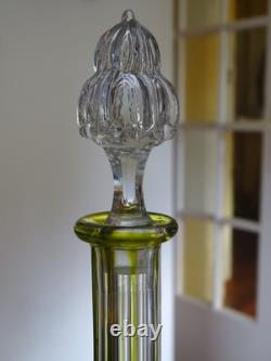 Baccarat Cristal Ancienne Carafe A Aperitif Tailler Modele Lagny Overlay Mousse