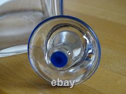 Baccarat Cristal Ancienne Carafe A Liqueur 1920 Decor Fleurs Emailler