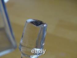 Baccarat Cristal Ancienne Carafe A Liqueur 1920 Decor Fleurs Emailler