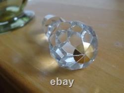 Baccarat Cristal Ancienne Carafe A Liqueur Nap III Decor Reghausser Or 19 Eme