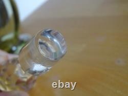 Baccarat Cristal Ancienne Carafe A Liqueur Nap III Decor Reghausser Or 19 Eme
