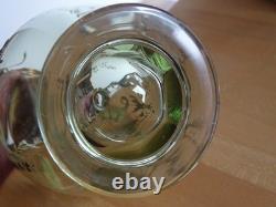 Baccarat Cristal Ancienne Carafe A Liqueur Nap III Decor Reghausser Or 19 Eme