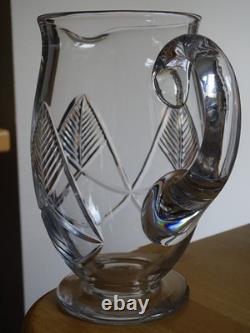 Baccarat Un Ancien Pichet Broc A Eau En Cristal Epoque 1930 Modele Timgad