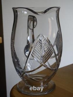 Baccarat Un Ancien Pichet Broc A Eau En Cristal Epoque 1930 Modele Timgad