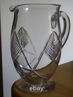 Baccarat Un Ancien Pichet Broc A Eau En Cristal Epoque 1930 Modele Timgad