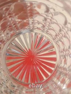 Baccarat cristal ensemble ancien Diamants Pierreries lot flacons verre