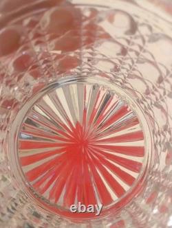 Baccarat cristal ensemble ancien Diamants Pierreries lot flacons verre