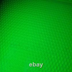 Bayel plat assiette pointe diamant ouraline verre vert ancien art deco nouveau