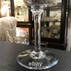 Beau verre à vin ancien en cristal de Baccarat Cavour extra large/taille inha