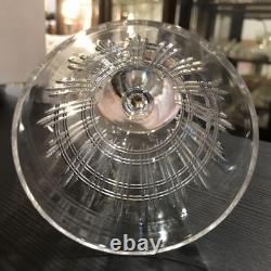 Beau verre à vin ancien en cristal de Baccarat Cavour extra large/taille inha