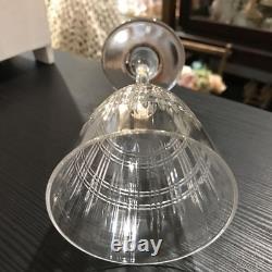 Beau verre à vin ancien en cristal de Baccarat Cavour extra large/taille inha