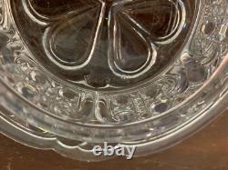 Beurrier ancien en cristal de Baccarat