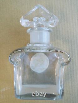 Boîte Et Flacon De Parfum Anciens Güerlaïn L'heüre Bleüe Cristal Baccarat