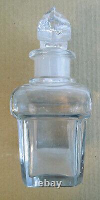 Boîte Et Flacon De Parfum Anciens Güerlaïn L'heüre Bleüe Cristal Baccarat