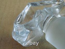 Boîte Et Flacon De Parfum Anciens Güerlaïn L'heüre Bleüe Cristal Baccarat
