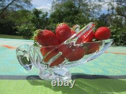 Bonbonnière ancienne Sauterelle Cristal Art Vannes