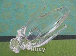 Bonbonnière ancienne Sauterelle Cristal Art Vannes