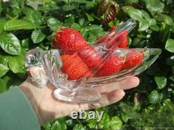 Bonbonnière ancienne Sauterelle Cristal Art Vannes