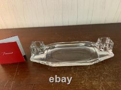 Bougeoir ancien 2 bougies en cristal de Baccarat