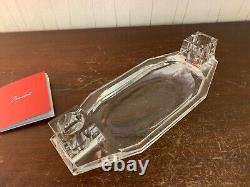 Bougeoir ancien 2 bougies en cristal de Baccarat