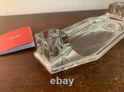 Bougeoir ancien 2 bougies en cristal de Baccarat