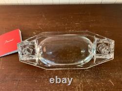 Bougeoir ancien 2 bougies en cristal de Baccarat