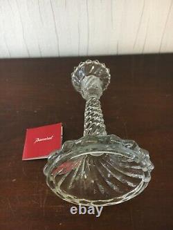 Bougeoir ancien en cristal de Baccarat