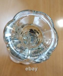 Bougeoir ancien vintage cristal art déco BACCARAT France Model Klein 1920