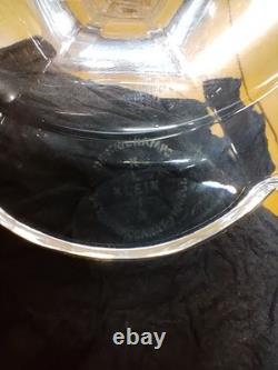 Bougeoir ancien vintage cristal art déco BACCARAT France Model Klein 1920