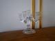 Bougeoir chandelier girandole cristal Baccarat r&eacute;gence 5 bougie Harcourt Ancien