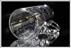 Broc ou pichet à eau en cristal de Baccarat modèle Lido ancien