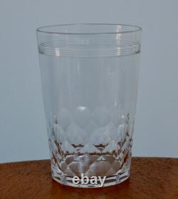 CHAUNY BACCARAT, 6 anciens verres gobelets cristal baccarat, modèle chauny