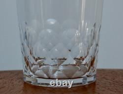 CHAUNY BACCARAT, 6 anciens verres gobelets cristal baccarat, modèle chauny