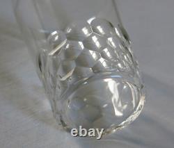 CHAUNY BACCARAT, 6 anciens verres gobelets cristal baccarat, modèle chauny