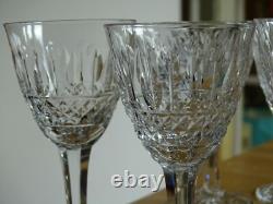 CRISTAL DE LORRAINE 7 ANCIENS VERRES A APERITIF DECOR TOMMY ht 12 cm