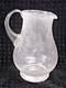 Carafe Ancienne Broc Verre Givre Bull&eacute;