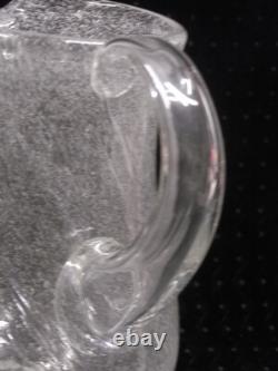 Carafe Ancienne Broc Verre Givre Bullé